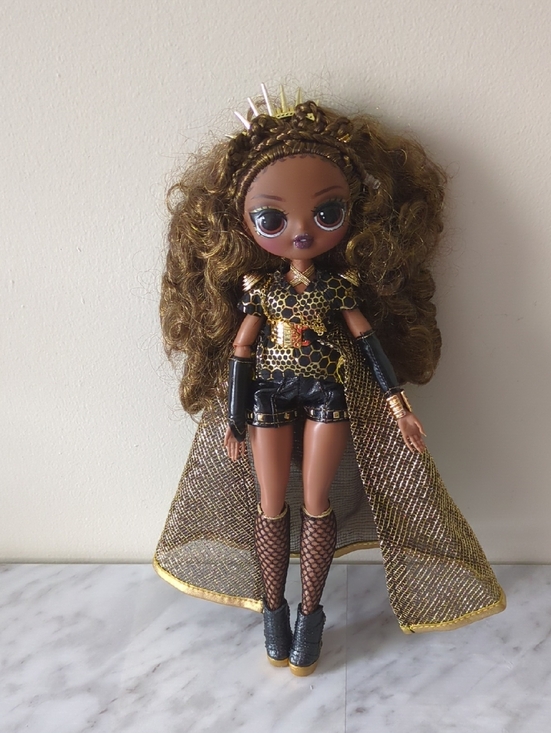 Other - LOL Surprise OMG Fierce Royal Bee Doll 11.5" Gold Outfit & Crown